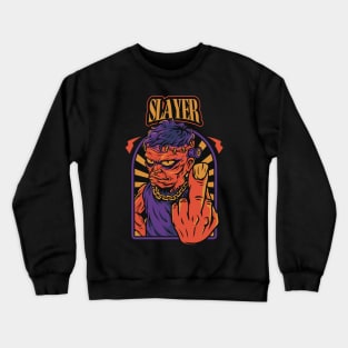 Street Style Slayer Band Crewneck Sweatshirt